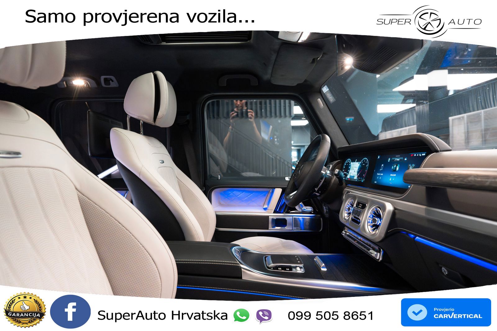 Mercedes AMG G 63 Long V8 (585 KS) 4MATIC 9G-TRONIC AMG SPEEDSHIFT TCT LED+GR SJED+ACC