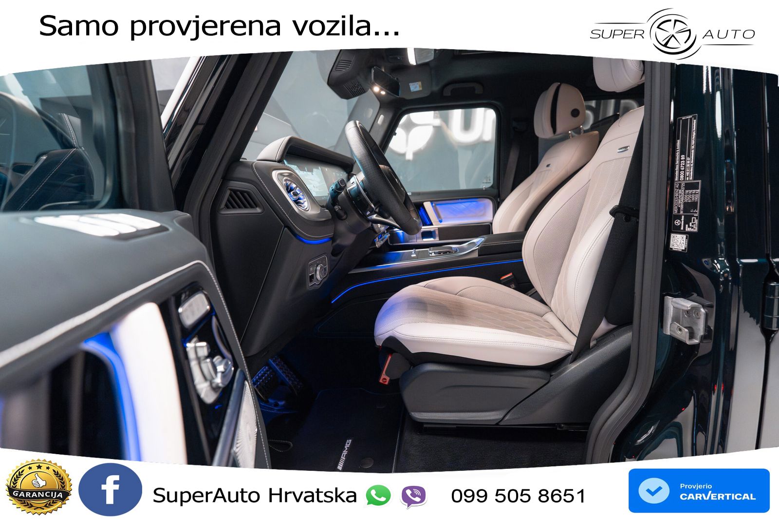 Mercedes AMG G 63 Long V8 (585 KS) 4MATIC 9G-TRONIC AMG SPEEDSHIFT TCT LED+GR SJED+ACC
