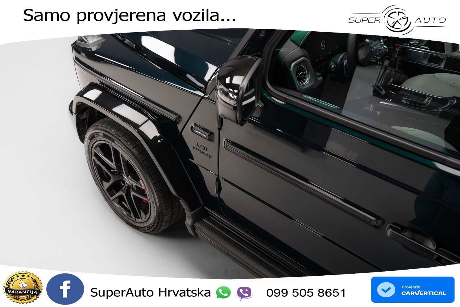 Mercedes AMG G 63 Long V8 (585 KS) 4MATIC 9G-TRONIC AMG SPEEDSHIFT TCT LED+GR SJED+ACC
