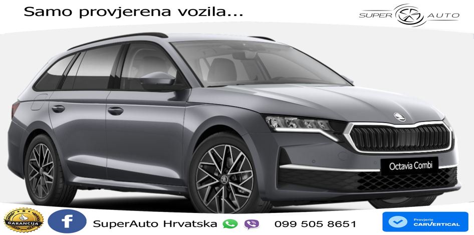 Škoda Octavia Combi 2.0 TDI (150 KS) DSG LED+GR SJED+ACC