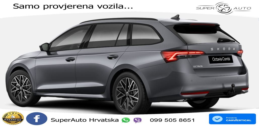 Škoda Octavia Combi 2.0 TDI (150 KS) DSG LED+GR SJED+ACC