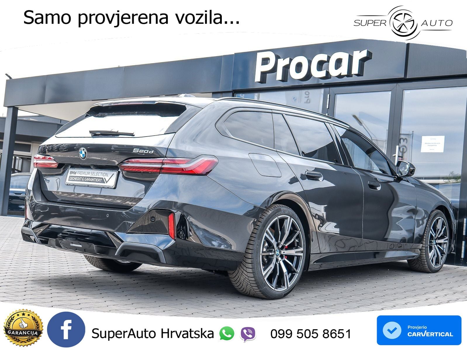 BMW 520d Touring (197 KS) Steptronic M Sport LED+GR SJED+ACC