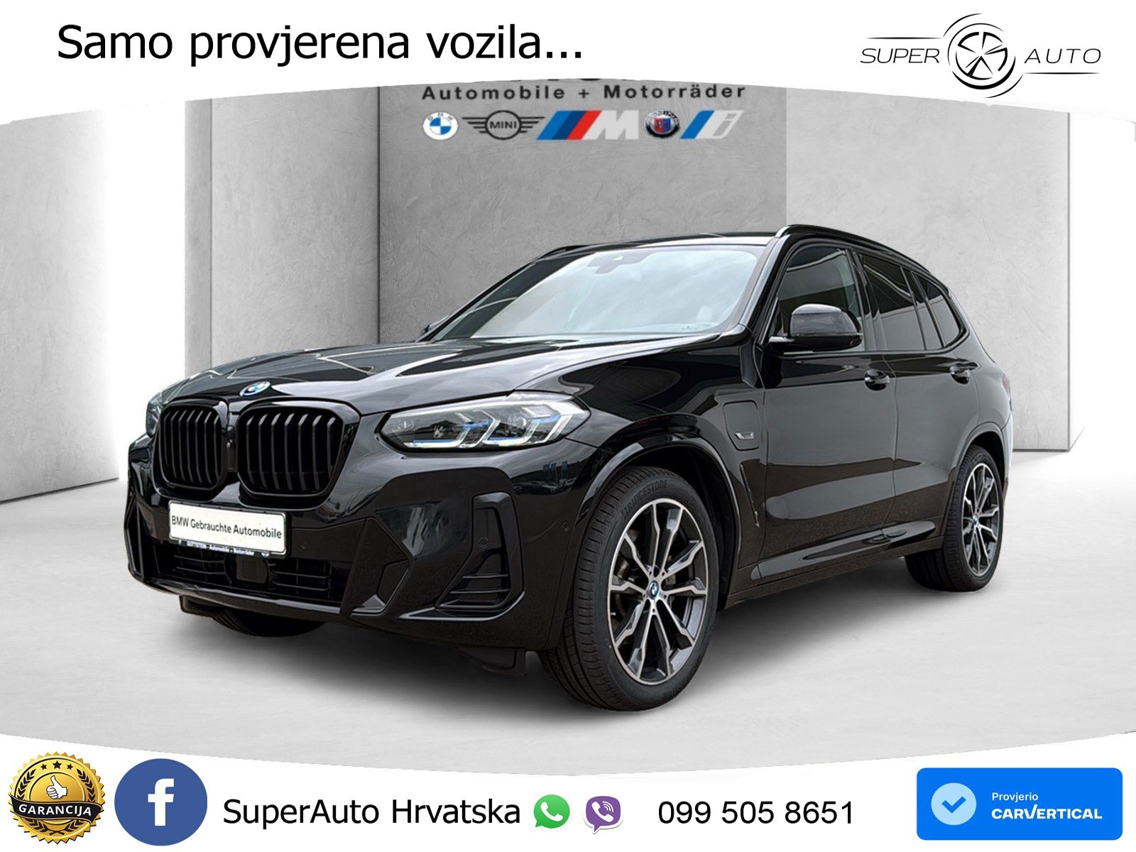 BMW X3 30e xDrive Steptronic M Sport LED+GR SJED+ACC