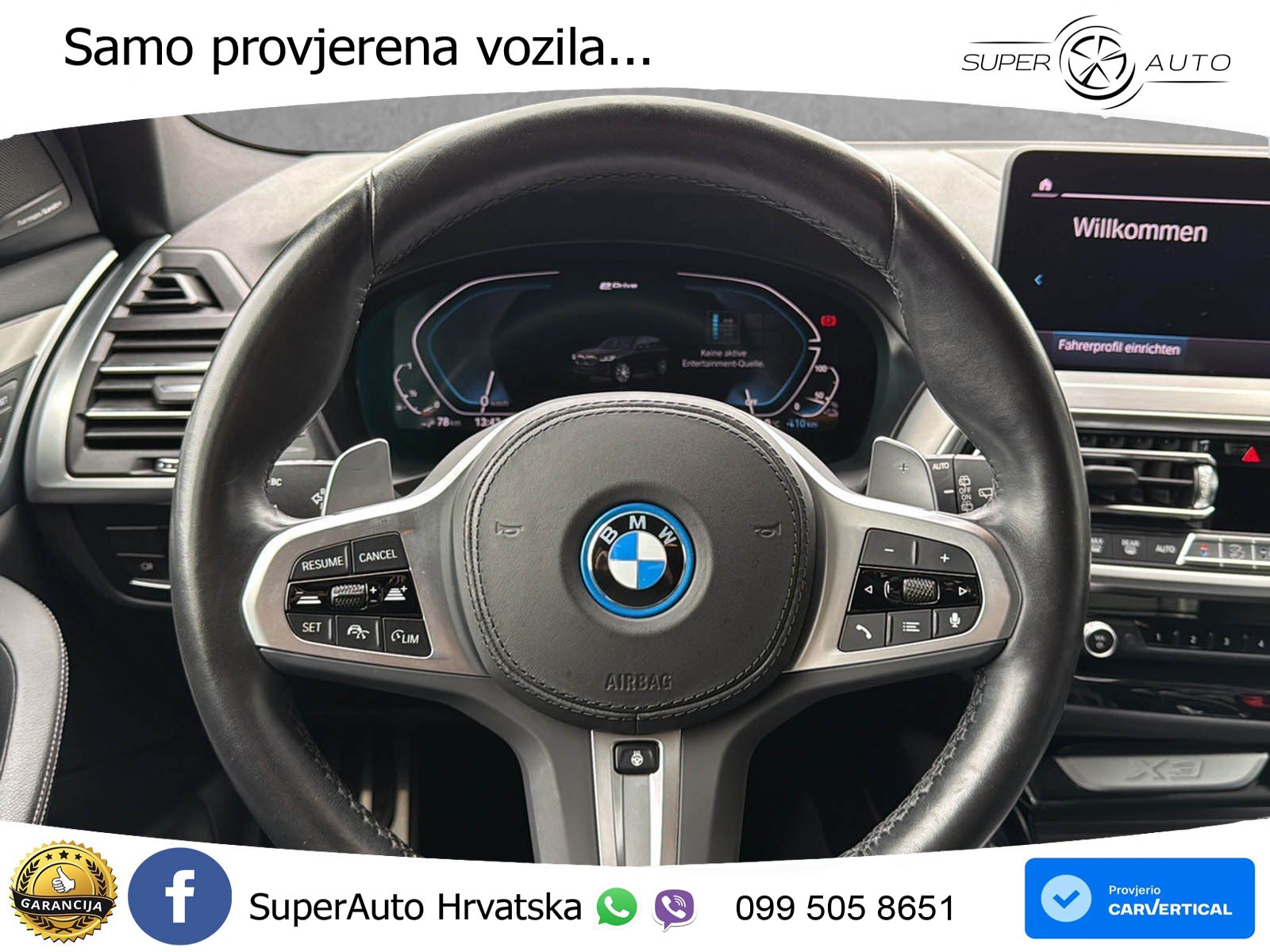BMW X3 30e xDrive Steptronic M Sport LED+GR SJED+ACC