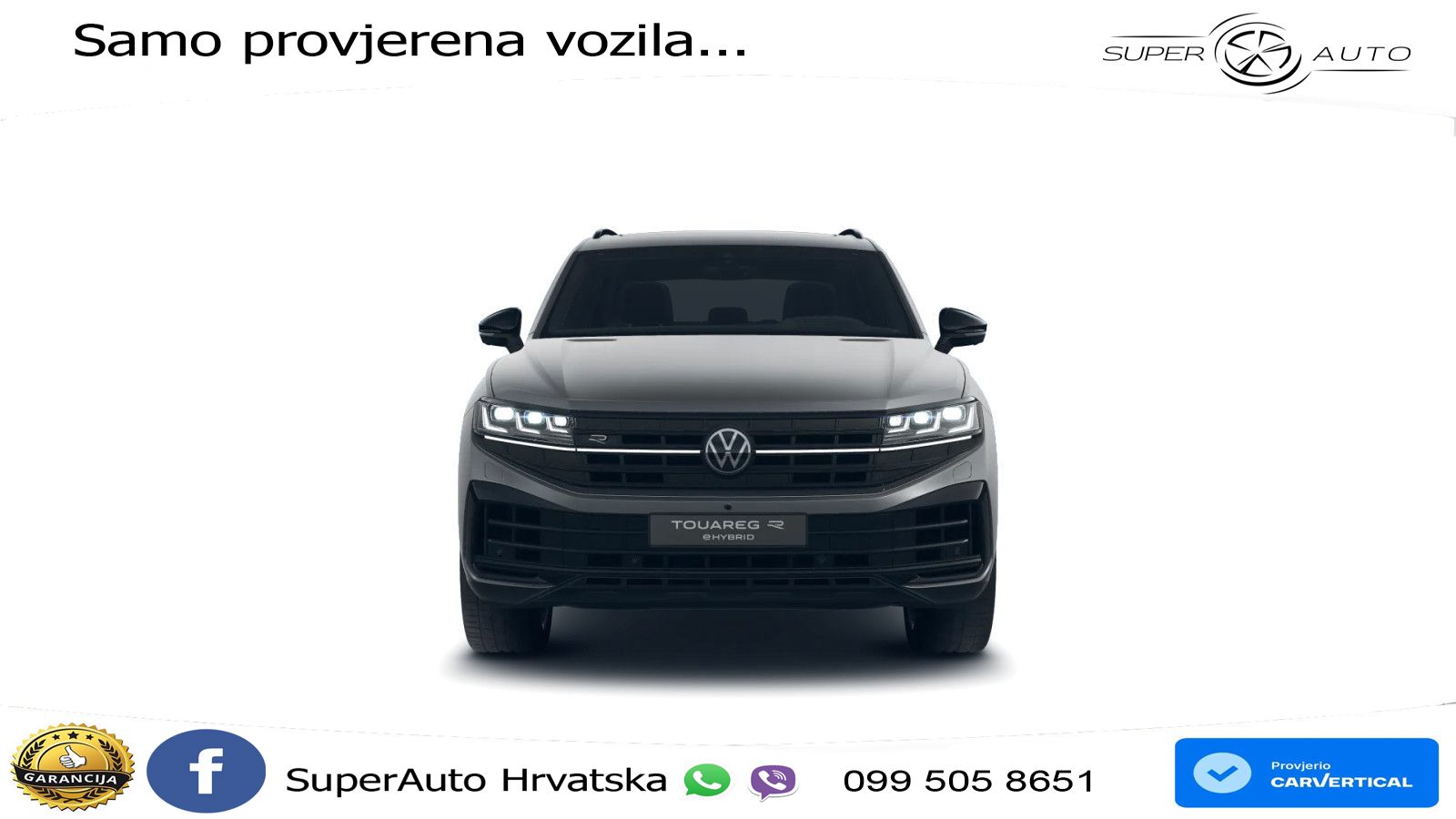 Volkswagen Touareg R 3.0 V6 TFSI (462 KS) 4MOTION Tiptronic ZRAČNI+ACC+GR SJED+KAM+PANO