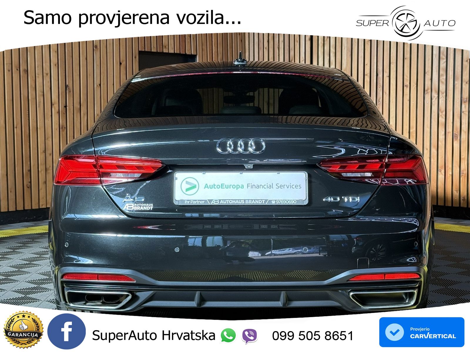 Audi A5 Sportback 40 TDI (204 KS) S tronic advanced
