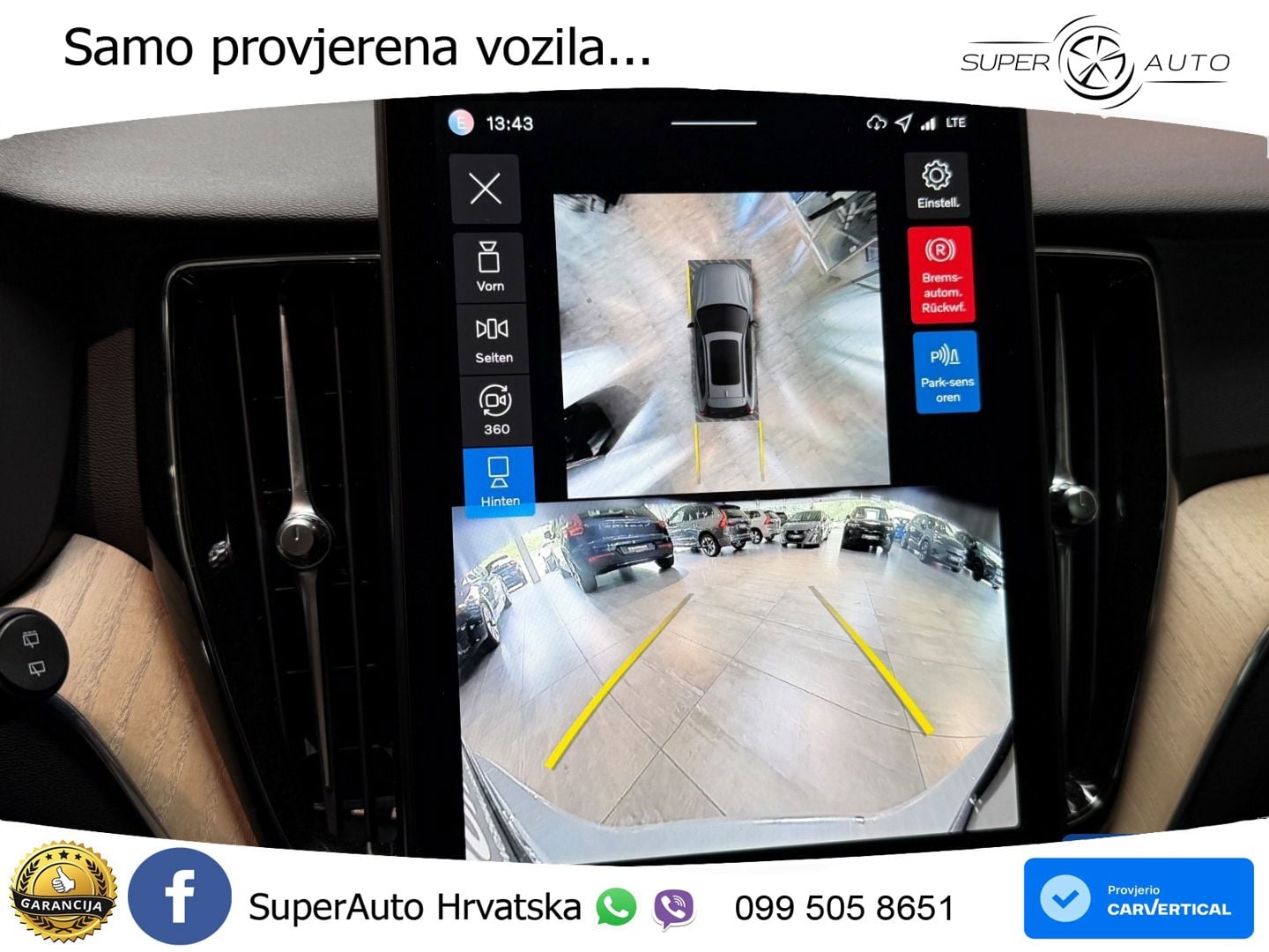 Volvo XC60 B5 Benzin AWD Geartronic ACC+HEAD+4xGR SJED+360+PANO