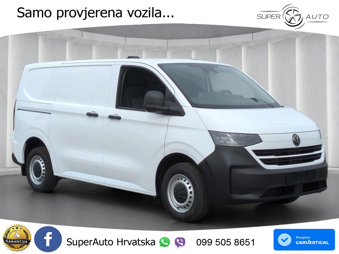 Volkswagen T7 Transporter Kasten KR TDI*LED Tempo PDC Klima 110 KS