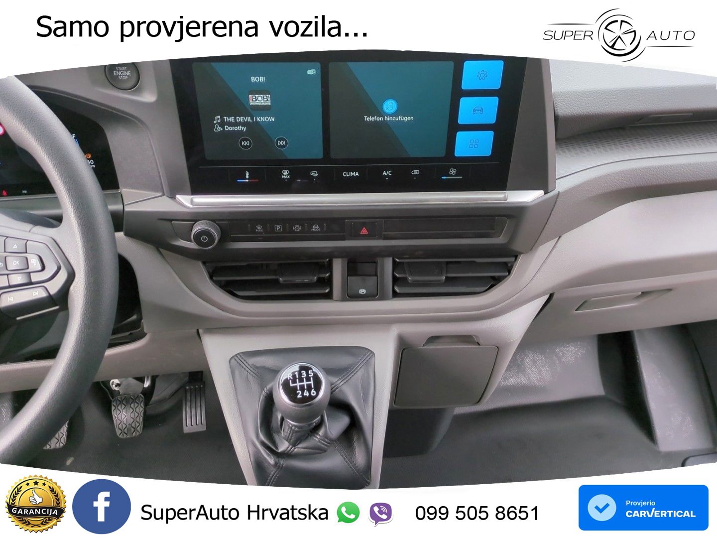 Volkswagen T7 Transporter Kasten KR TDI*LED Tempo PDC Klima 110 KS