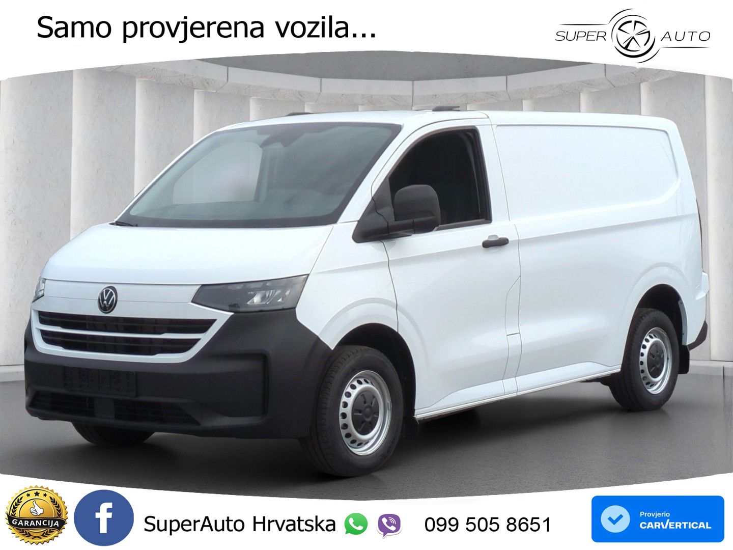 Volkswagen T7 Transporter Kasten KR TDI*LED Tempo PDC Klima 110 KS
