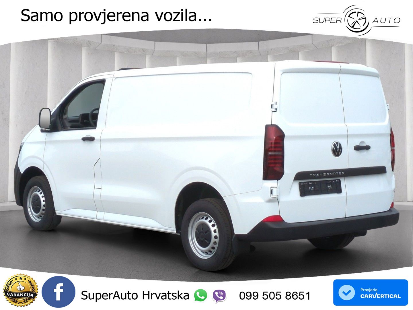 Volkswagen T7 Transporter Kasten KR TDI*LED Tempo PDC Klima 110 KS