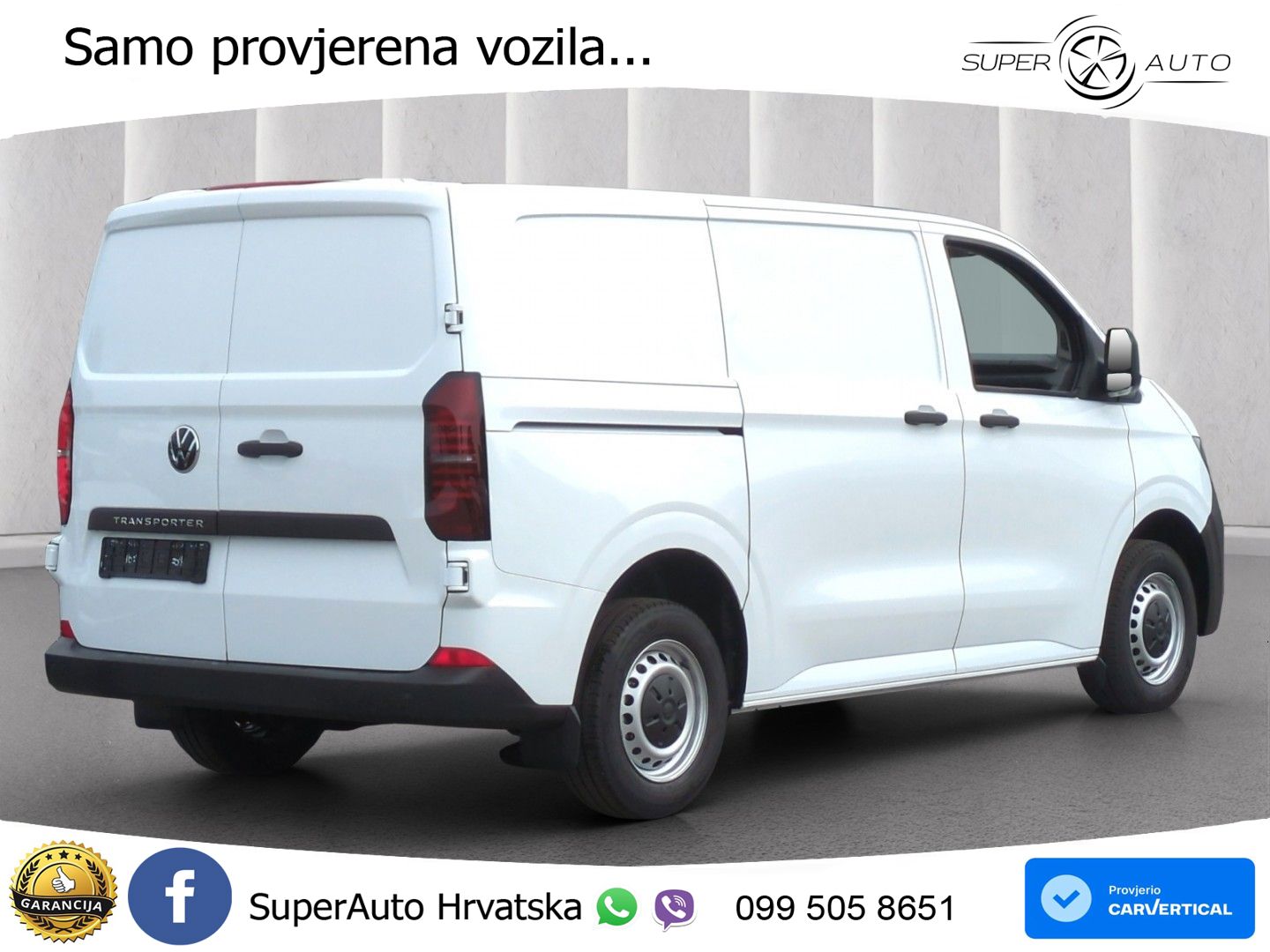Volkswagen T7 Transporter Kasten KR TDI*LED Tempo PDC Klima 110 KS