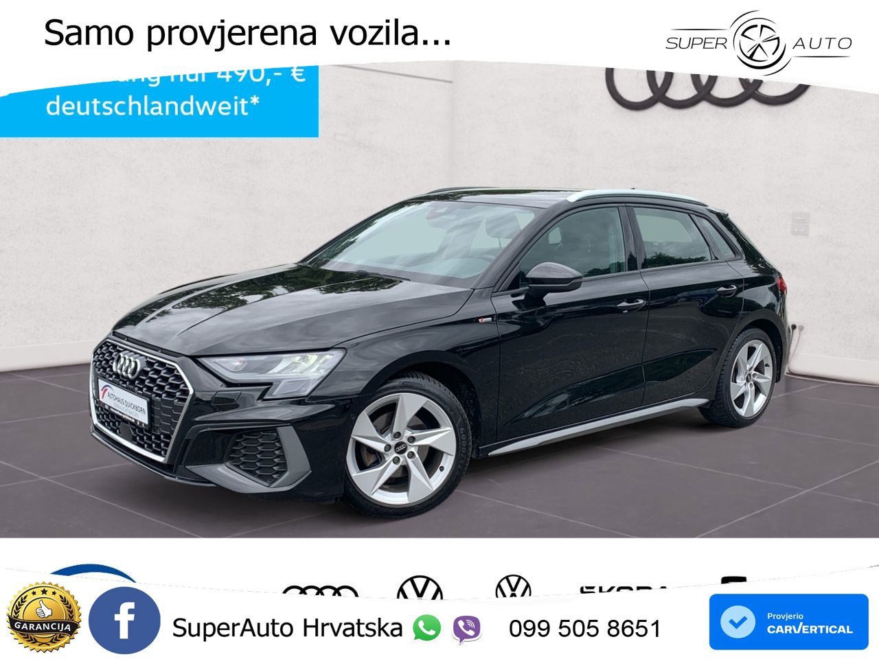 Audi A3 35 TDI (150 KS) S tronic S line