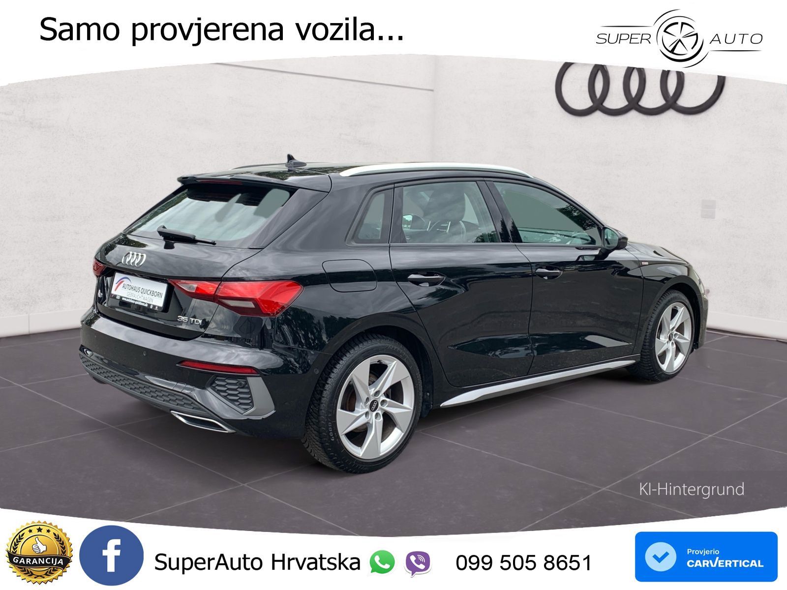 Audi A3 35 TDI (150 KS) S tronic S line
