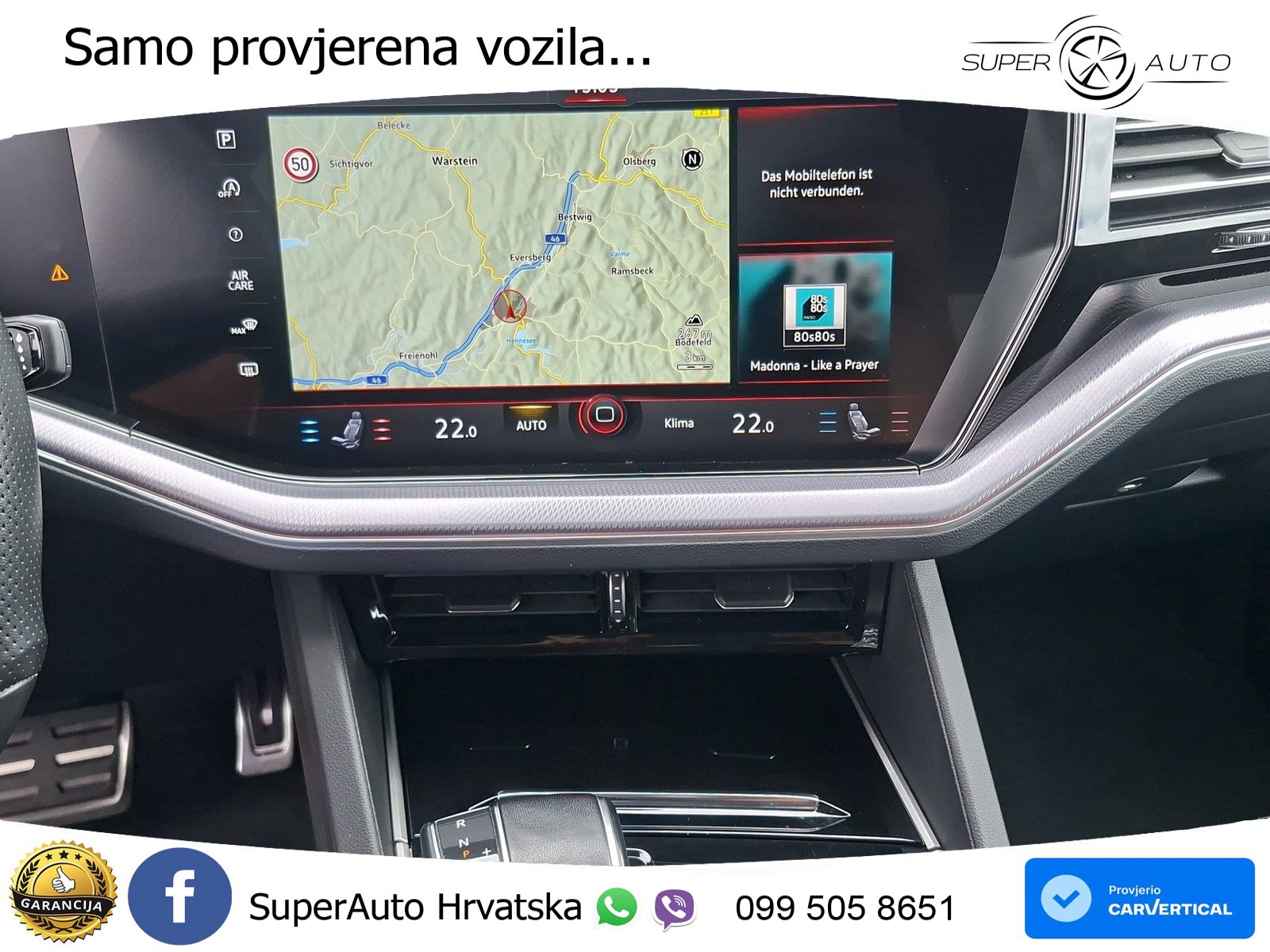 Volkswagen Touareg 3.0 V6 TDI (286 KS) 4MOTION Tiptronic R-Line ZRAČNI+ACC+GR SJED+KAM+PANO