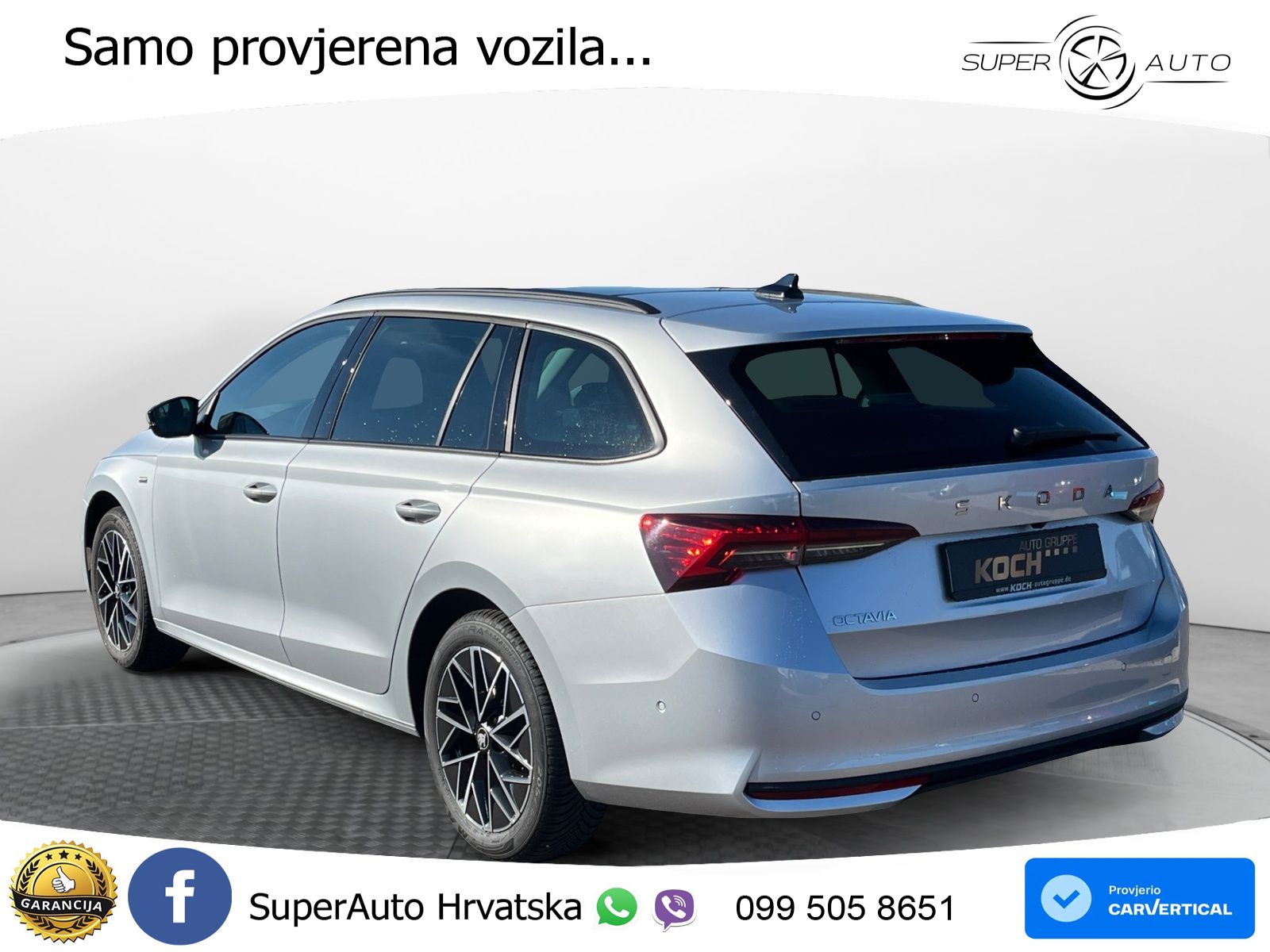 Škoda Octavia Combi 2.0 TDI (150 KS) DSG LED+GR SJED+ACC