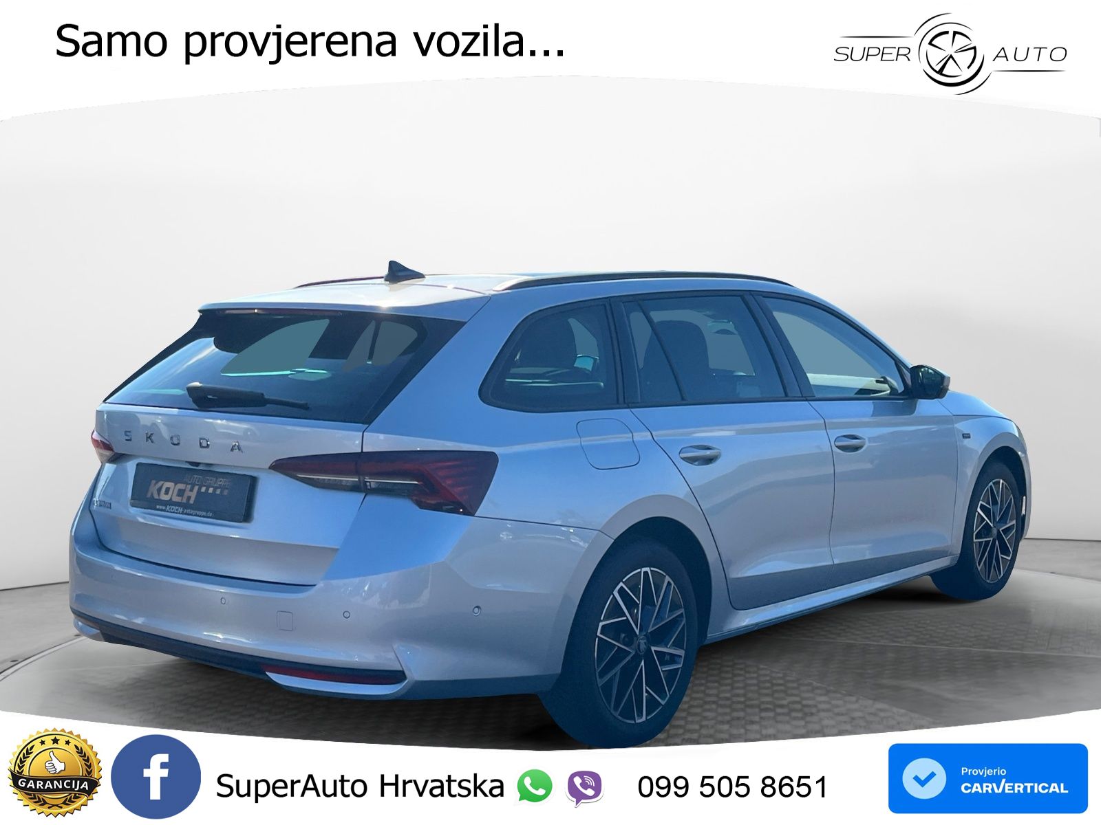 Škoda Octavia Combi 2.0 TDI (150 KS) DSG LED+GR SJED+ACC