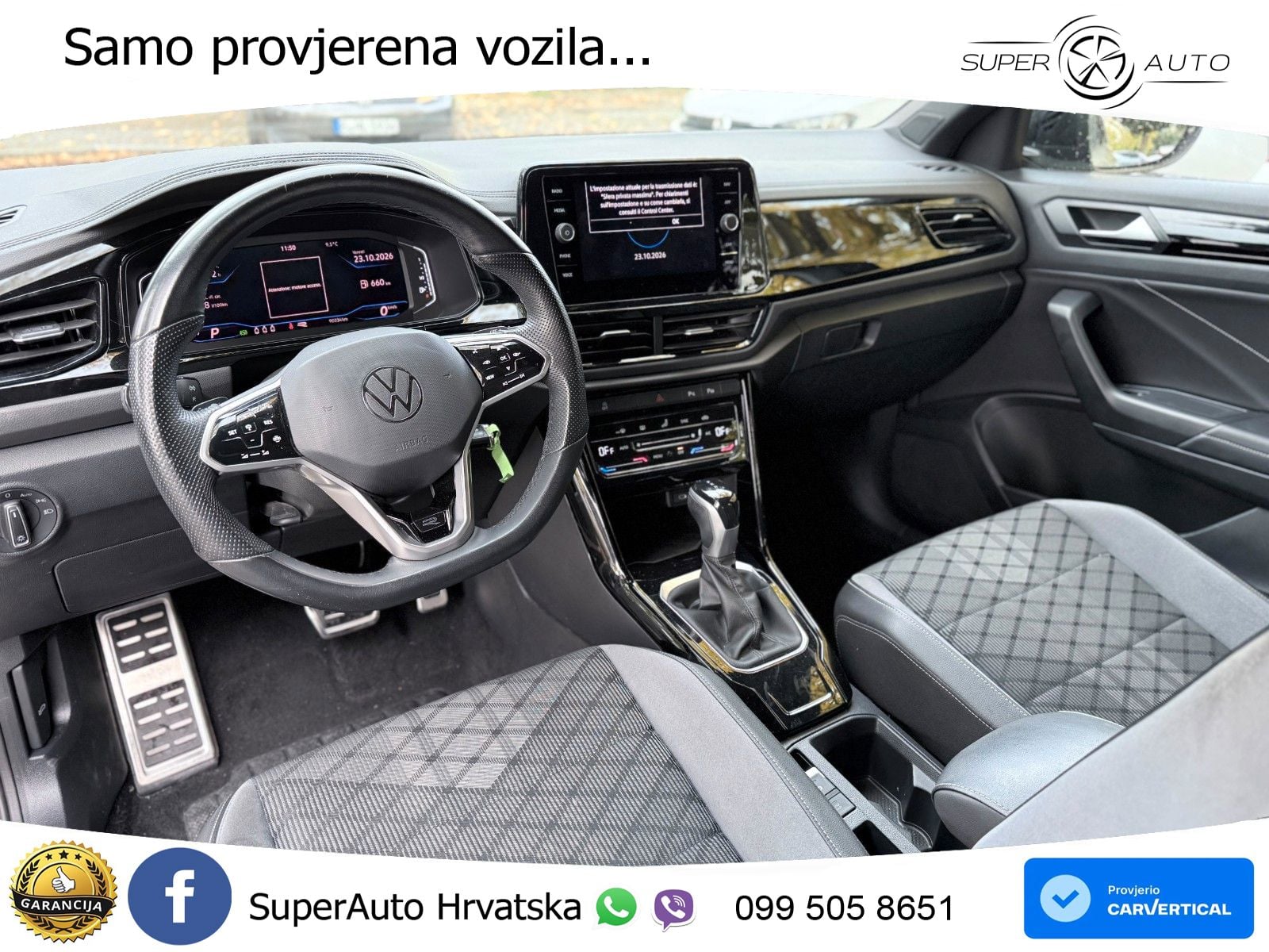 Volkswagen T-Roc 2.0 TDI (150 KS) DSG R-Line LED+GR SJED+ACC