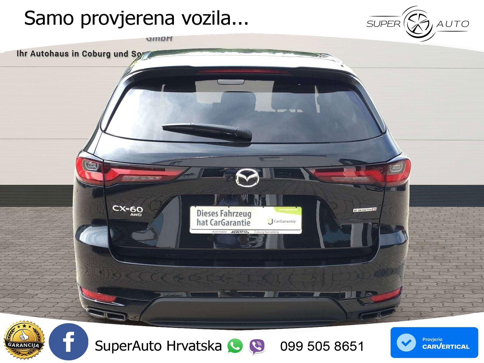 Mazda CX-60 3.3 e-Skyactiv D (254 KS) AWD Automatic LED+GR SJED+ACC
