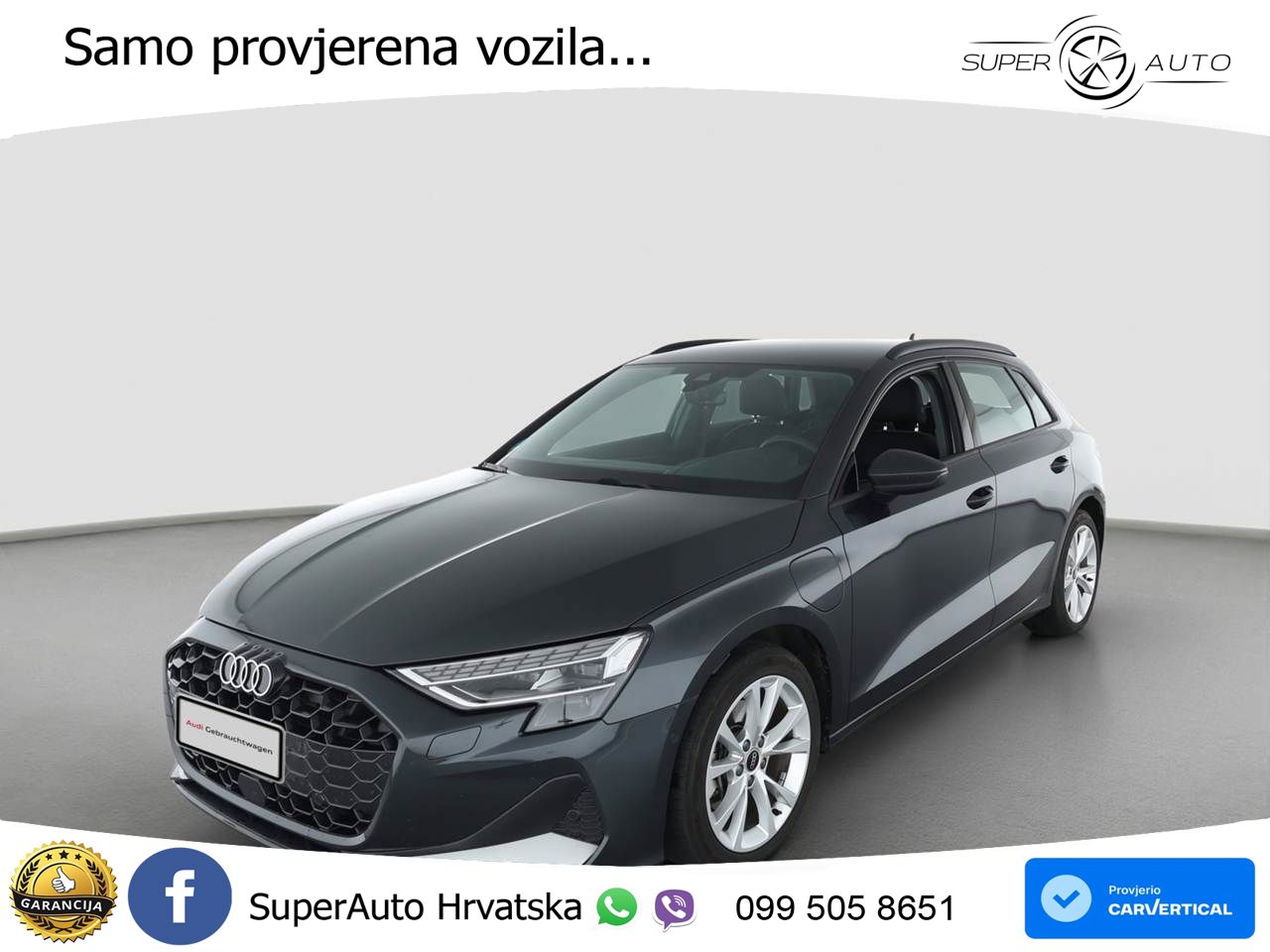Audi A3 Sportback 40 TFSI e (204 KS) Plug-in Hybrid S tronic advanced MATRIX+GR SJED+KAM