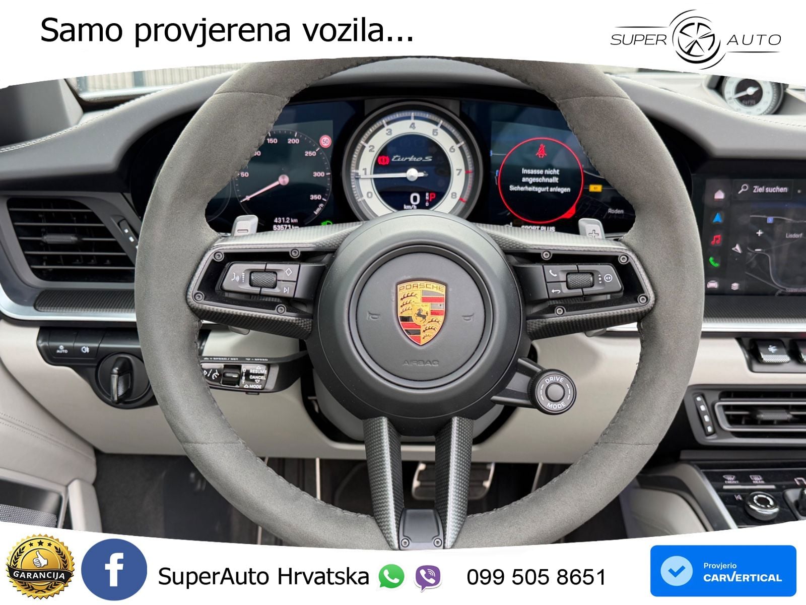 Porsche 911 Turbo S Cabriolet 3.8 (650 KS) PDK ZRAČNI+ACC+GR SJED+KAM