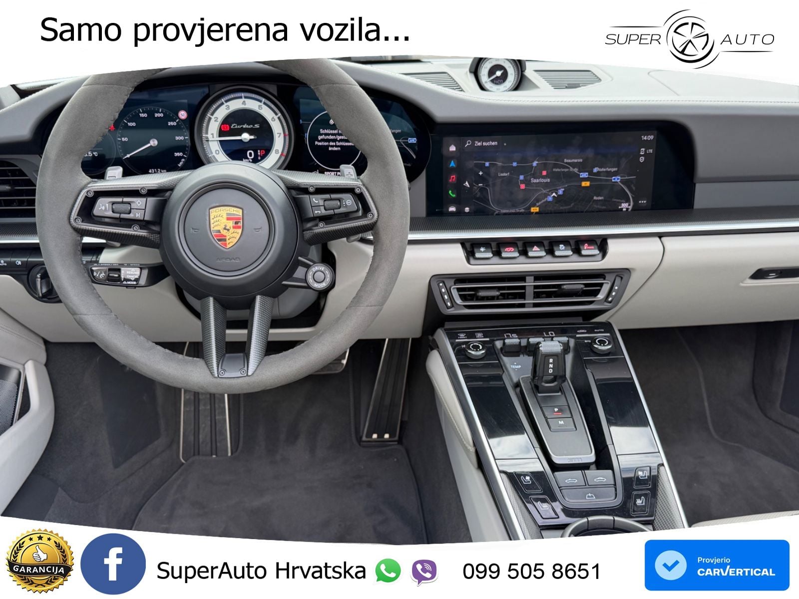 Porsche 911 Turbo S Cabriolet 3.8 (650 KS) PDK ZRAČNI+ACC+GR SJED+KAM