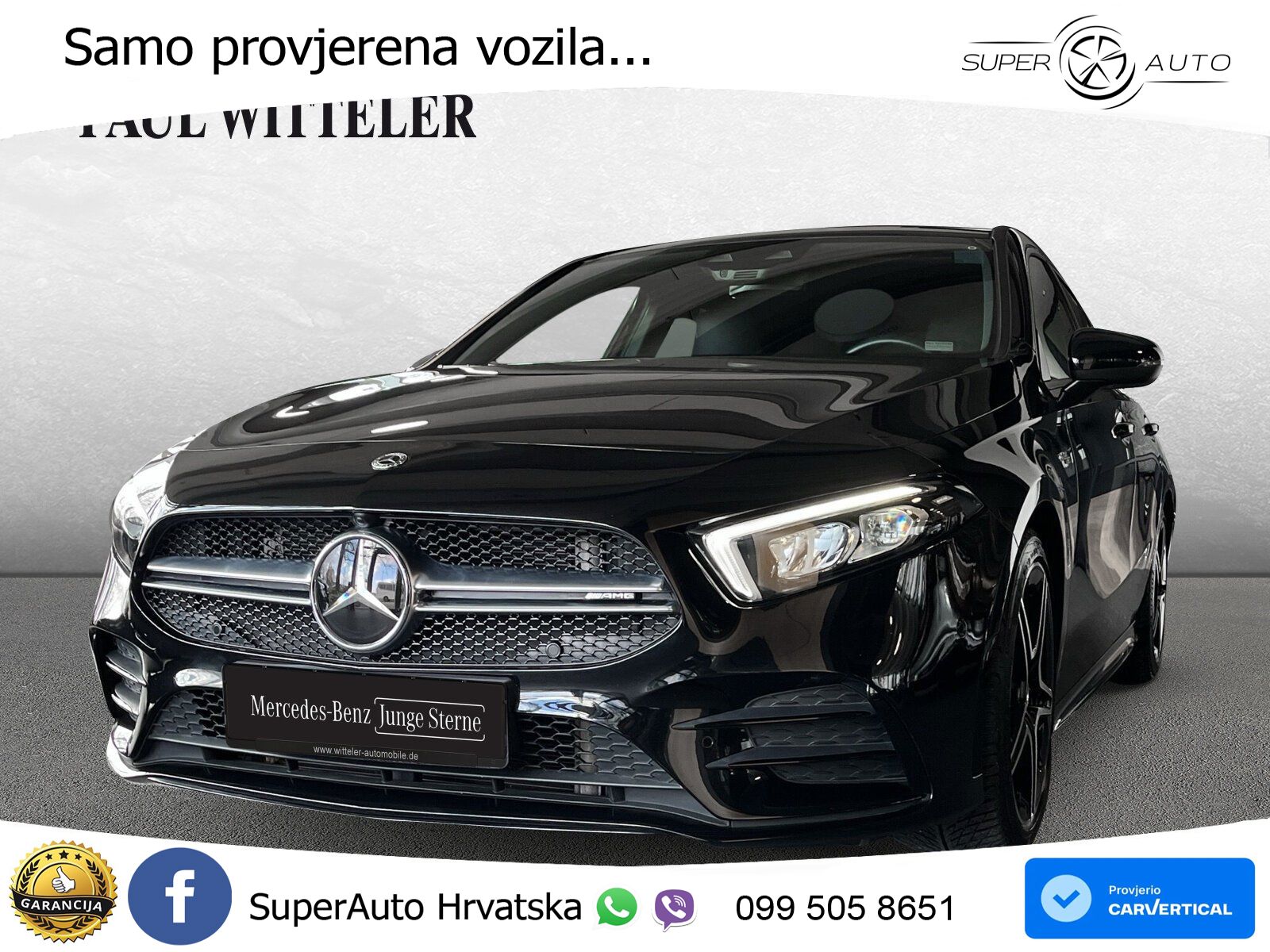 Mercedes-Benz AMG A 35 4MATIC AMG SPEEDSHIFT DCT LED+GR SJED+ACC
