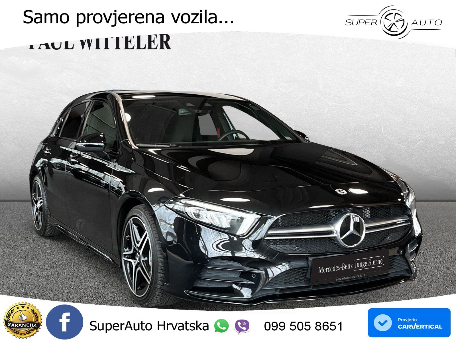 Mercedes-Benz AMG A 35 4MATIC AMG SPEEDSHIFT DCT LED+GR SJED+ACC