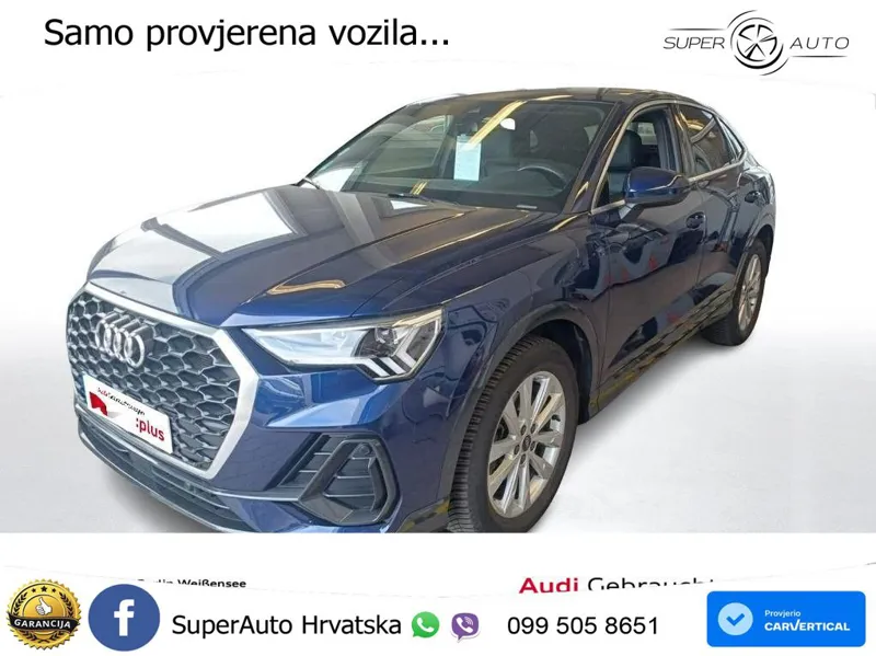 Audi Q3 Sportback 35 TFSI (150 KS) S tronic LED+GR SJED+ACC