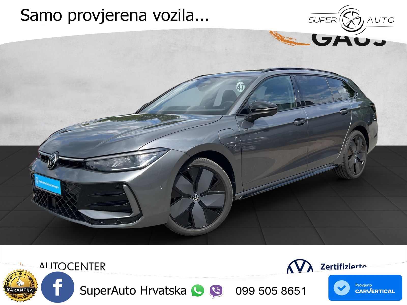 Volkswagen Passat Variant 1.5 TSI (204 KS) eHybrid DSG R-Line LED+GR SJED+ACC