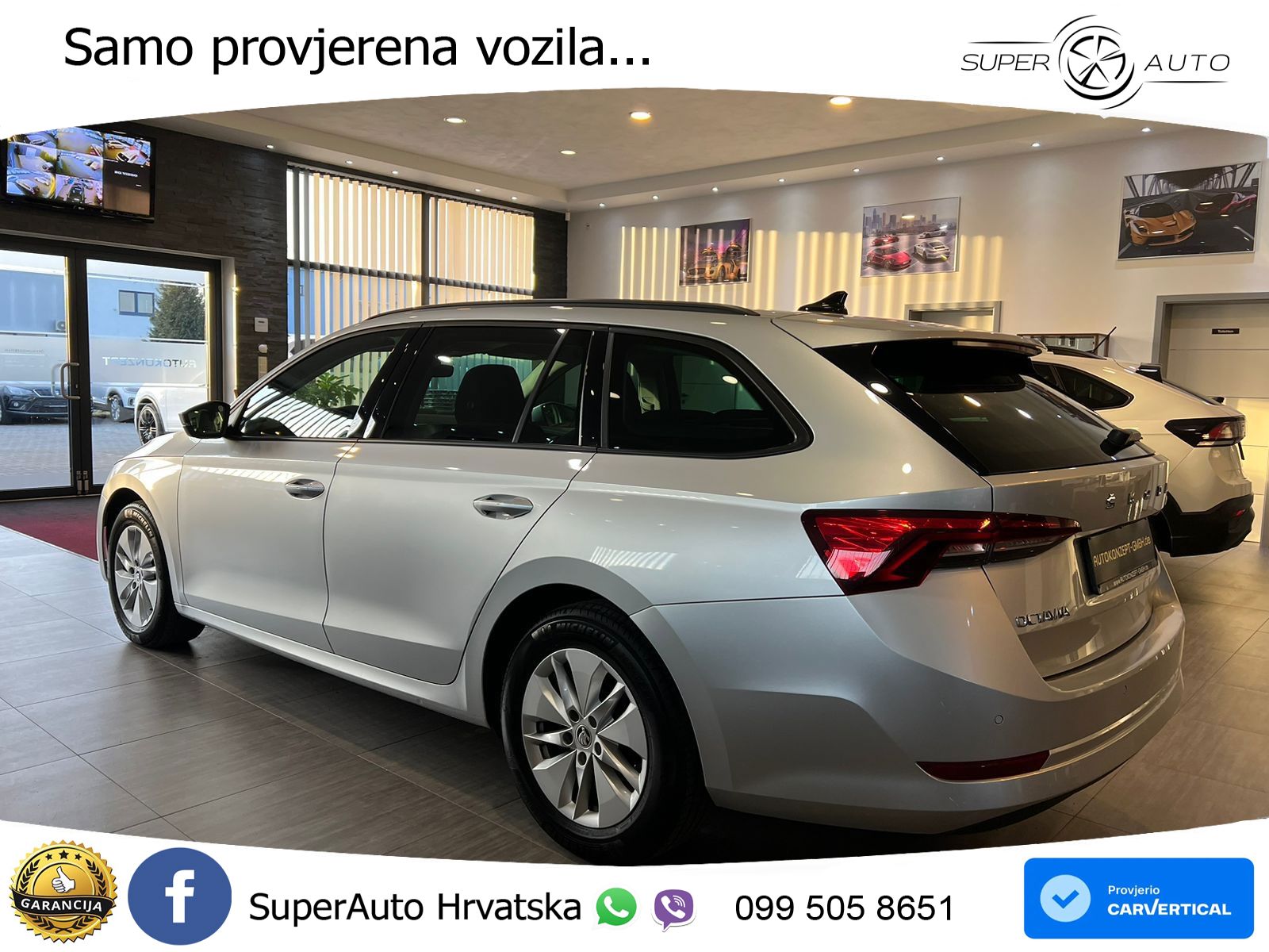 Škoda Octavia Combi 2.0 TDI (150 KS) DSG LED+GR SJED+ACC