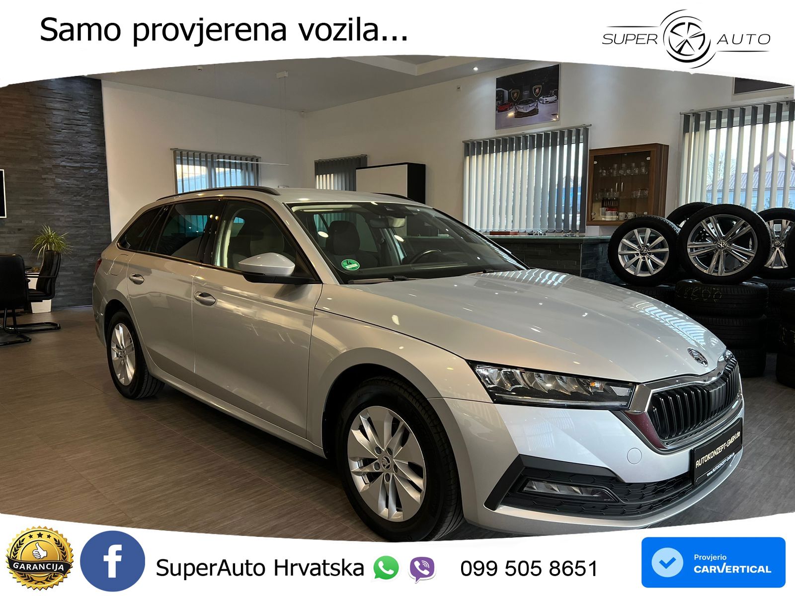 Škoda Octavia Combi 2.0 TDI (150 KS) DSG LED+GR SJED+ACC