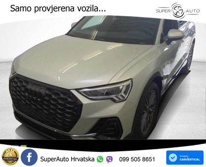 Audi Q3 II Sportback 35 TFSI (150 KS) S tronic S line LED+GR SJED+ACC