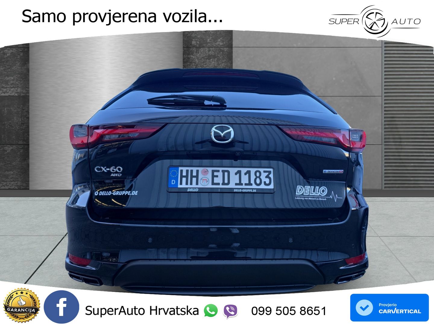 Mazda CX-60 3.3 e-Skyactiv D (254 KS) AWD Automatic MATRIX+GR SJED+KAM