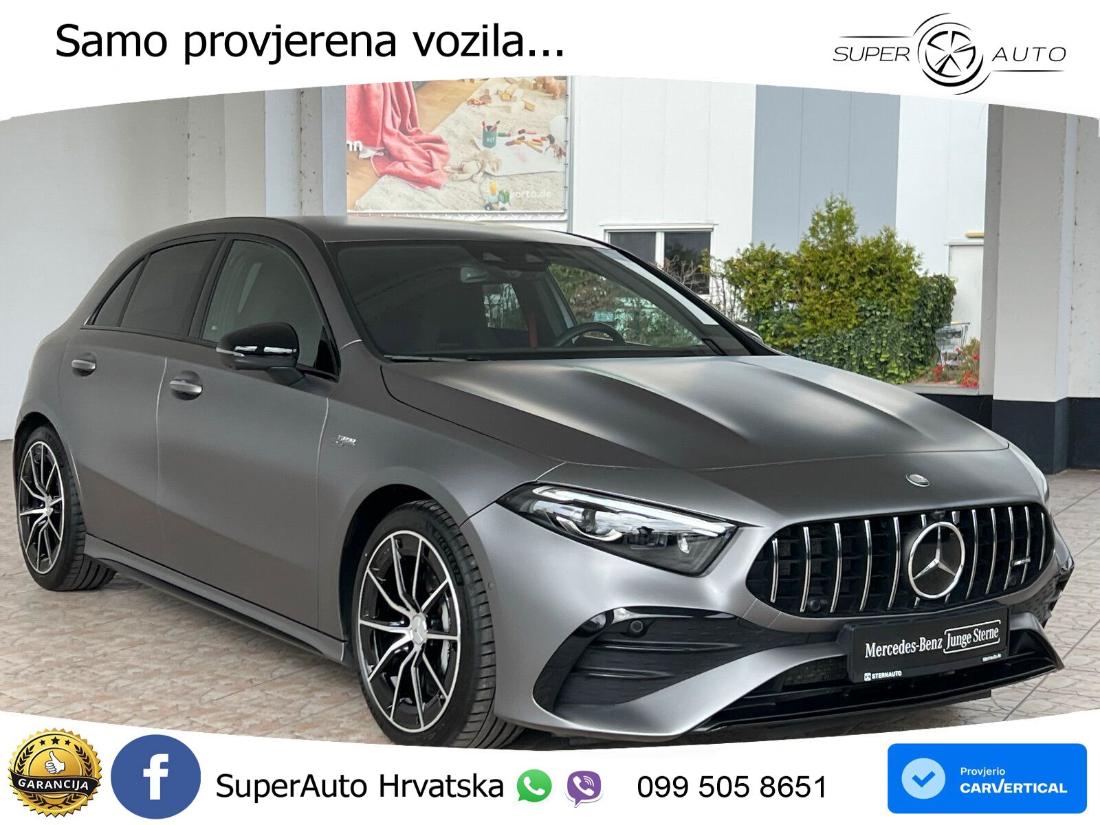 Mercedes-Benz AMG A 35 4MATIC AMG SPEEDSHIFT DCT LED+GR SJED+ACC