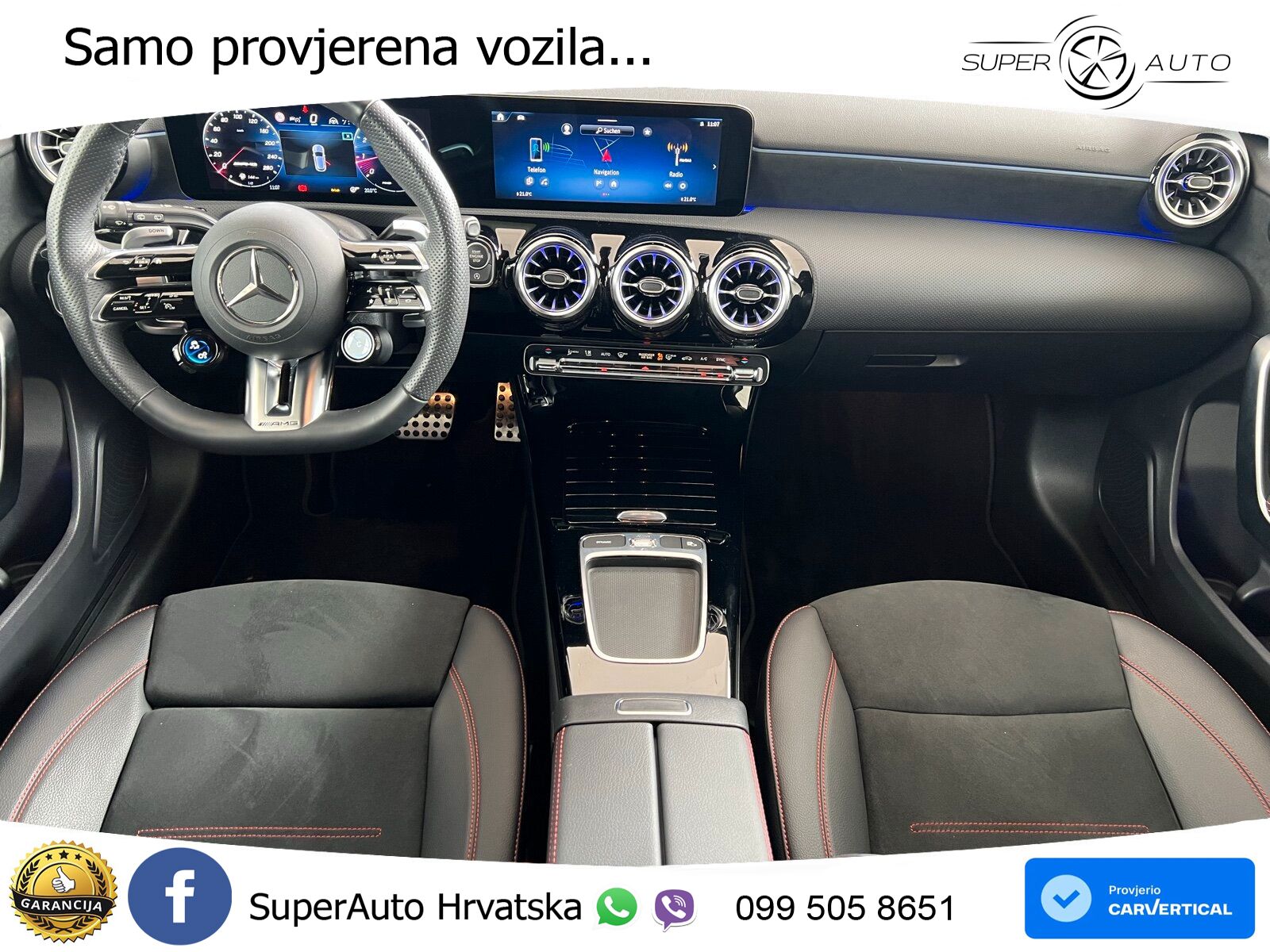 Mercedes-Benz AMG A 35 4MATIC AMG SPEEDSHIFT DCT LED+GR SJED+ACC