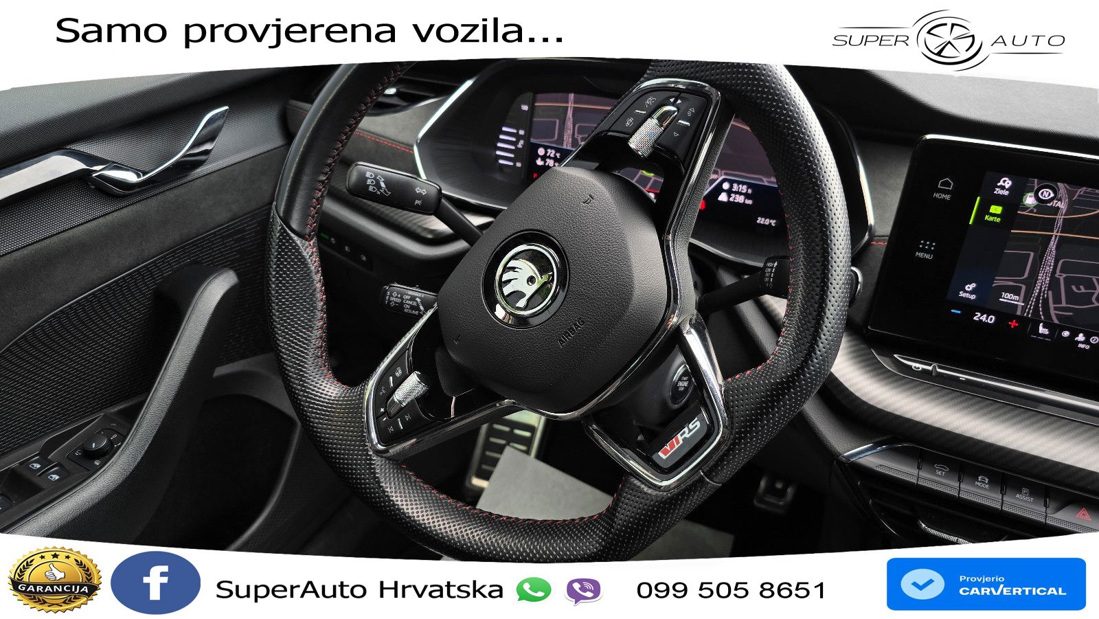 Škoda Octavia Combi RS 2.0 TDI (200 KS) 4x4 DSG LED+GR SJED+ACC