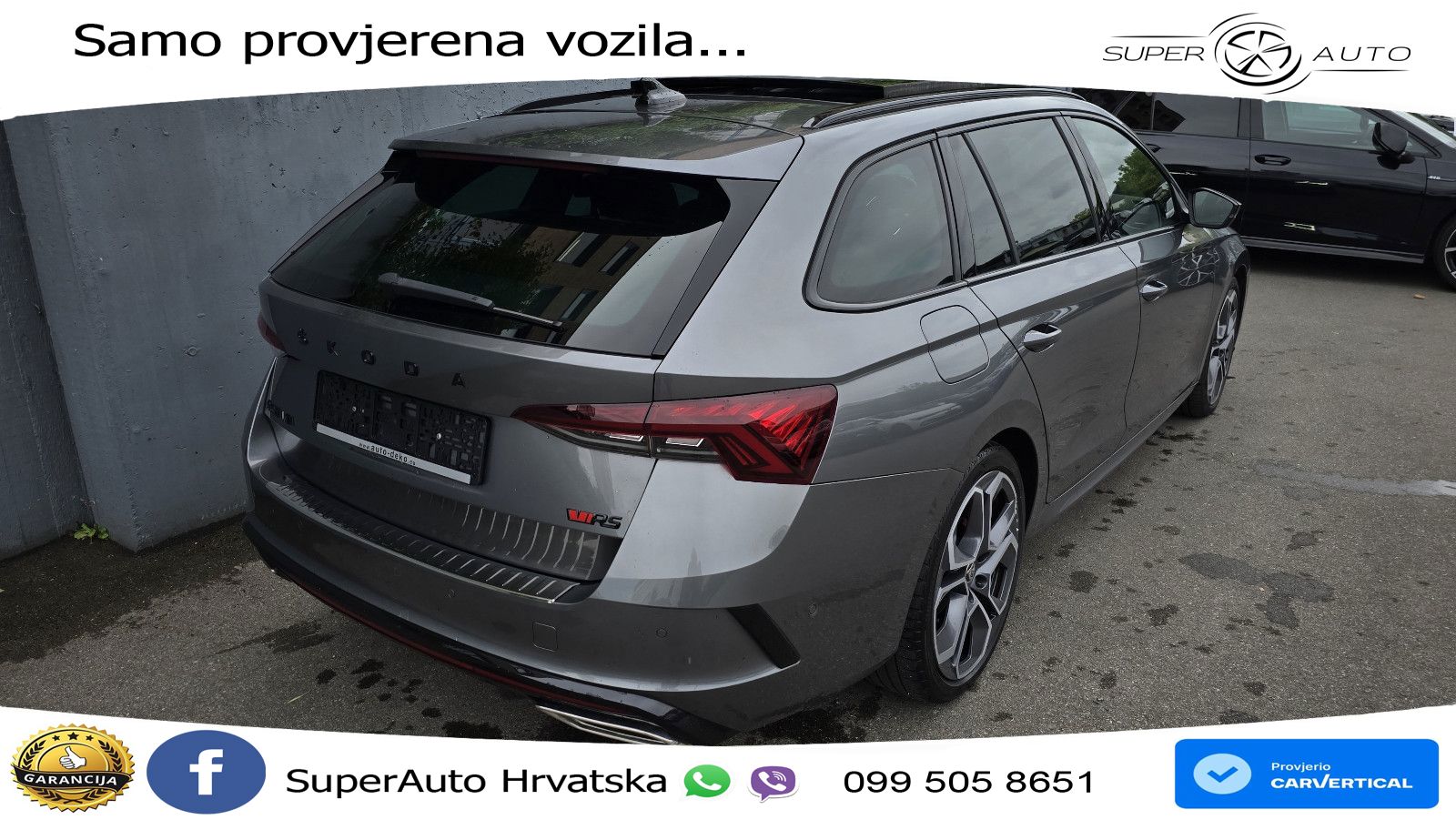 Škoda Octavia Combi RS 2.0 TDI (200 KS) 4x4 DSG LED+GR SJED+ACC
