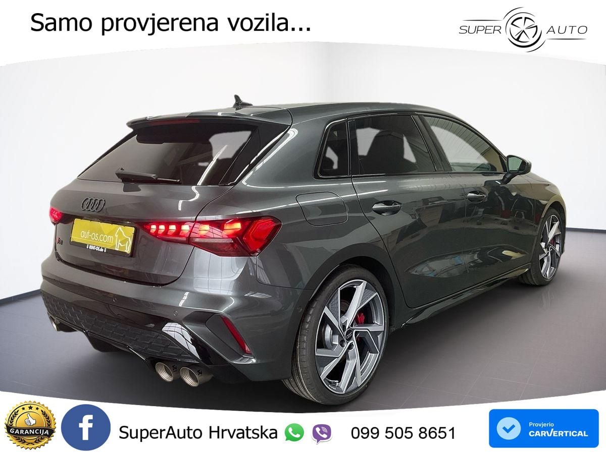 Audi S3 2.0 TFSI (333 KS) quattro S tronic MATRIX+GR SJED+KAM