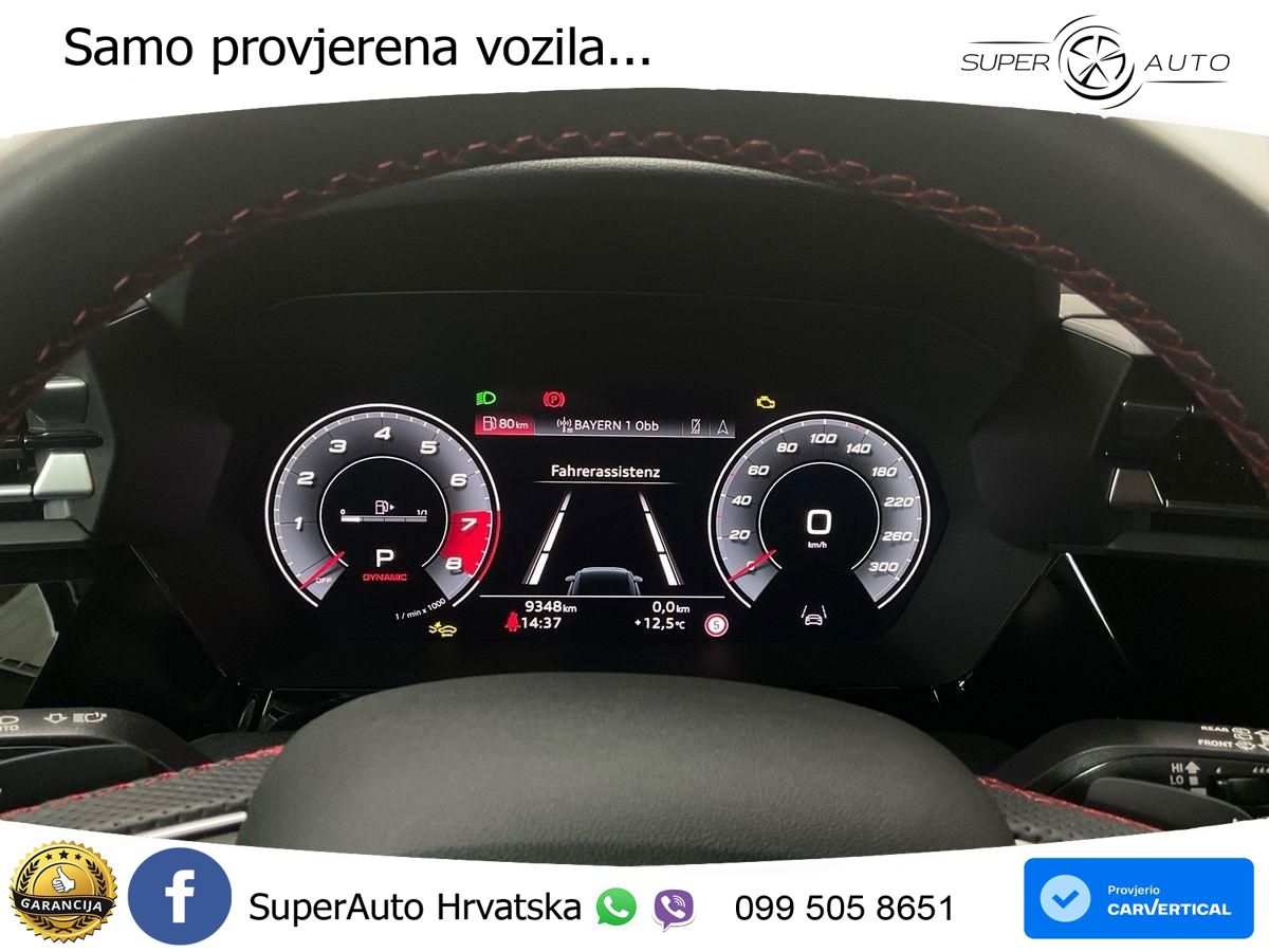 Audi S3 2.0 TFSI (333 KS) quattro S tronic MATRIX+GR SJED+KAM