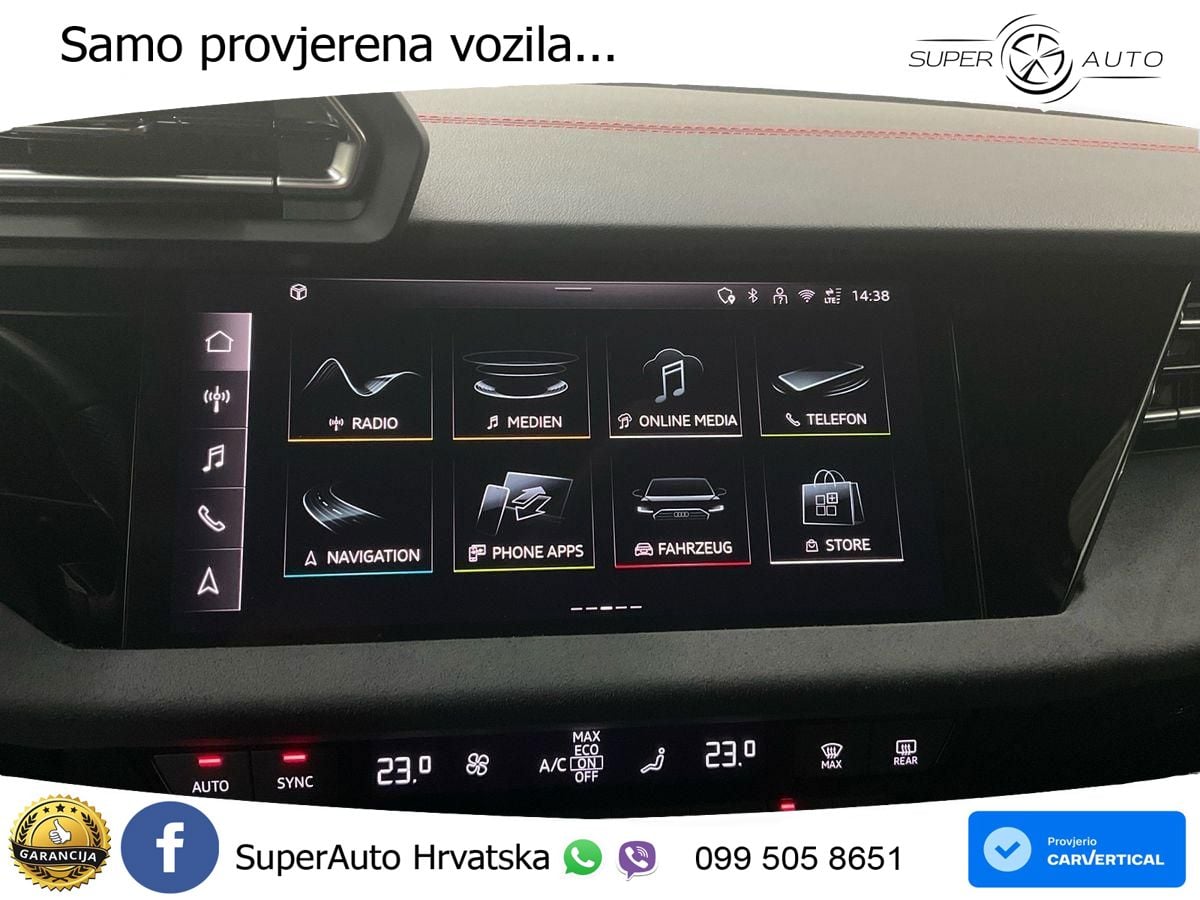 Audi S3 2.0 TFSI (333 KS) quattro S tronic MATRIX+GR SJED+KAM