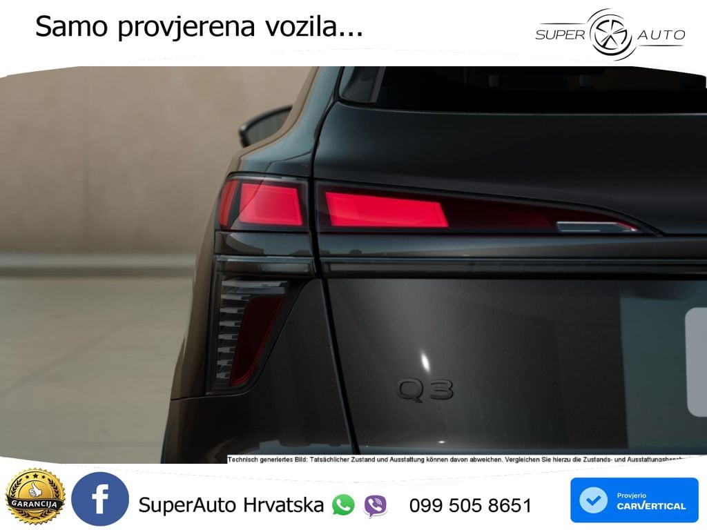 Audi Q3 1.5 TFSI (150 KS) S tronic LED+GR SJED+ACC