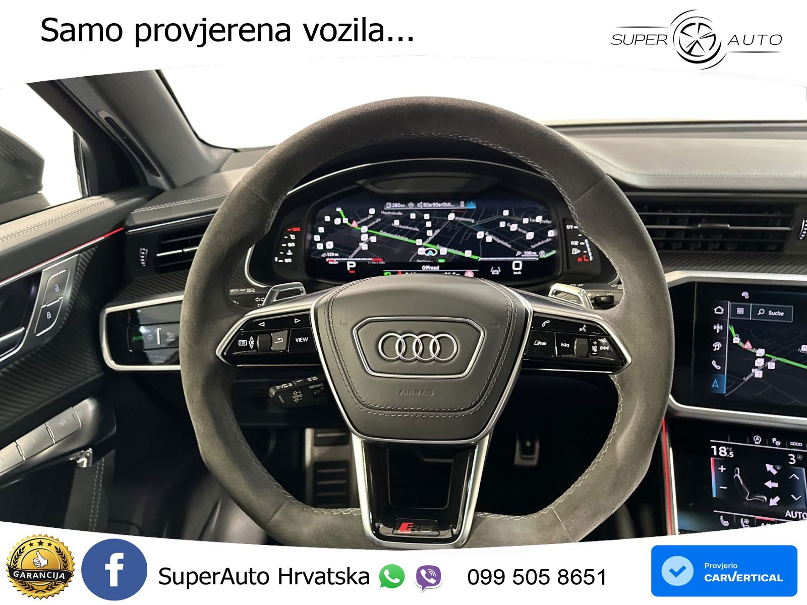Audi RS6 Avant 4.0 TFSI V8 performance (630 KS)  quattro tiptronic Kuka LED+GR SJED+ACC
