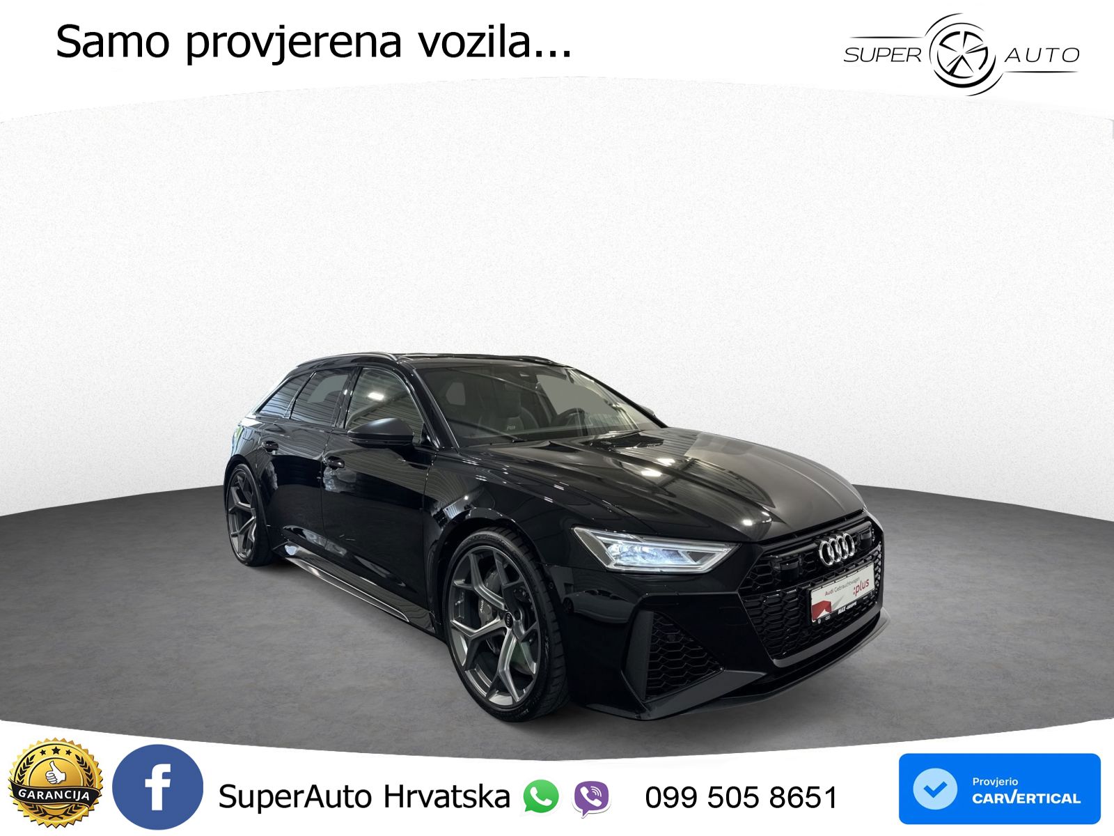 Audi RS6 Avant 4.0 TFSI V8 performance (630 KS)  quattro tiptronic Kuka LED+GR SJED+ACC