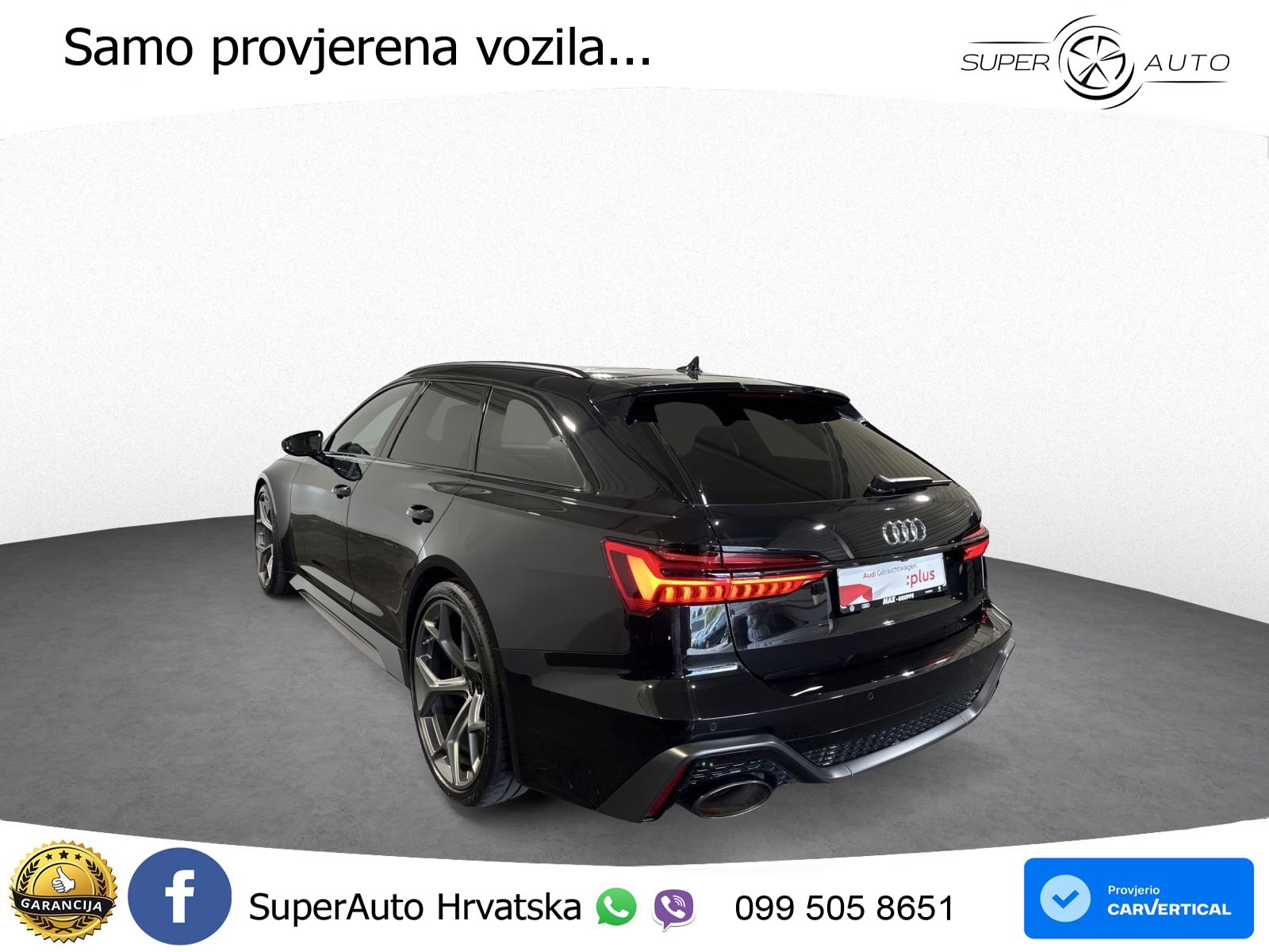 Audi RS6 Avant 4.0 TFSI V8 performance (630 KS)  quattro tiptronic Kuka LED+GR SJED+ACC