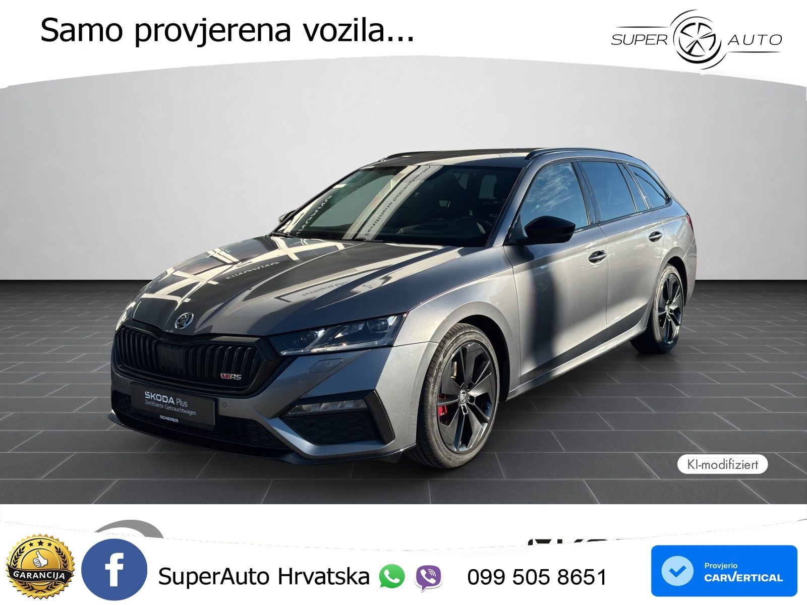 Škoda Octavia Combi RS 2.0 TDI (200 KS) 4x4 DSG LED+GR SJED+ACC