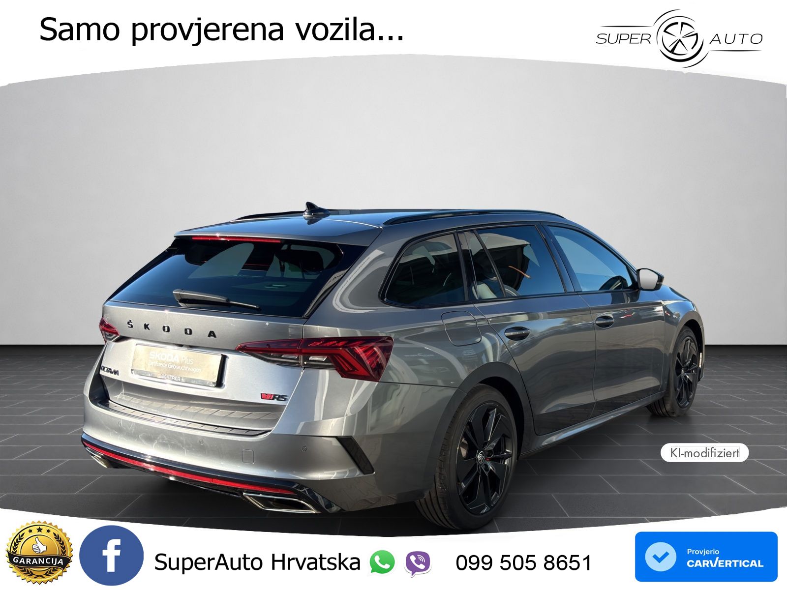 Škoda Octavia Combi RS 2.0 TDI (200 KS) 4x4 DSG LED+GR SJED+ACC