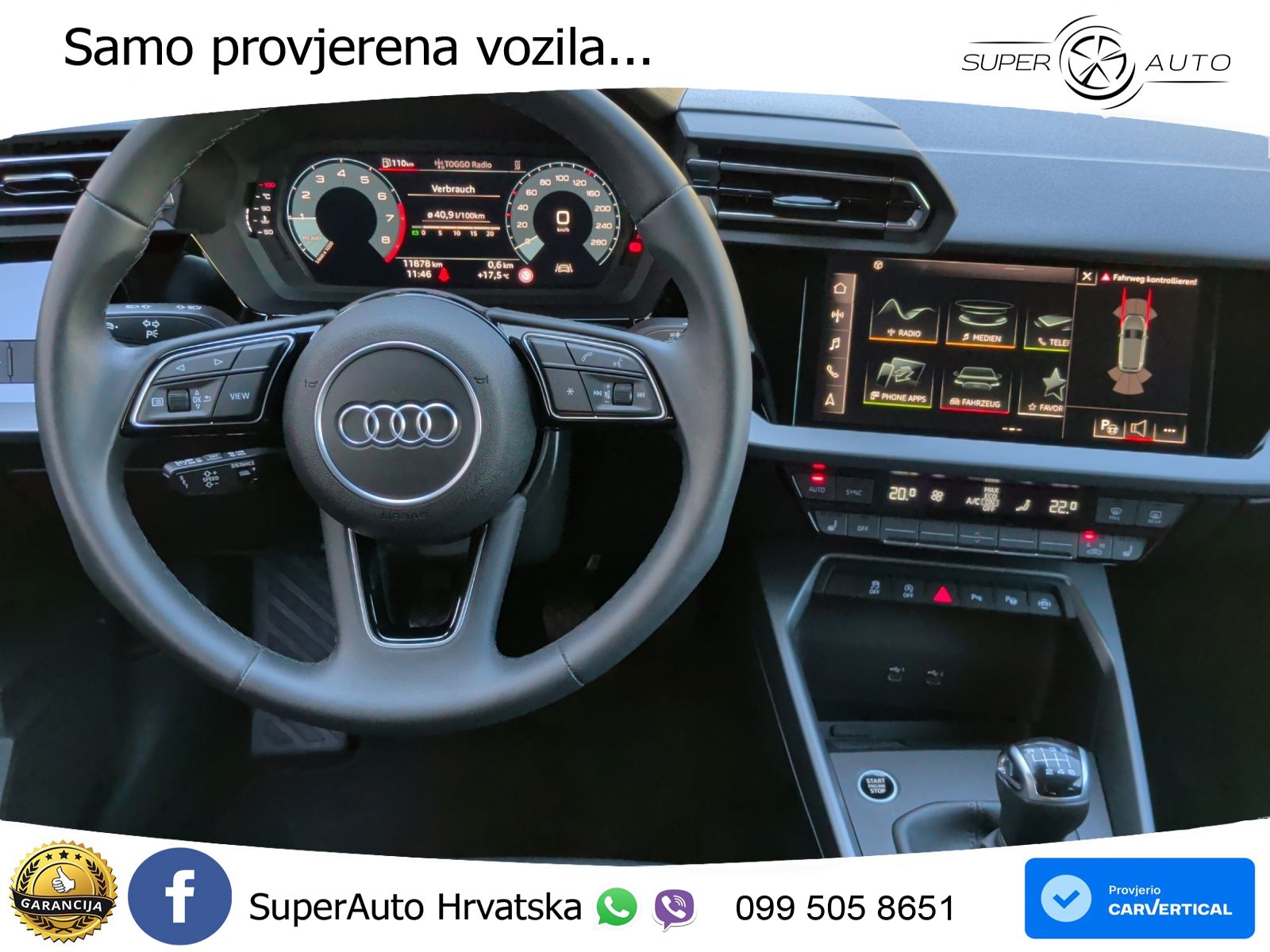 Audi A3 35 TFSI (150 KS) advanced