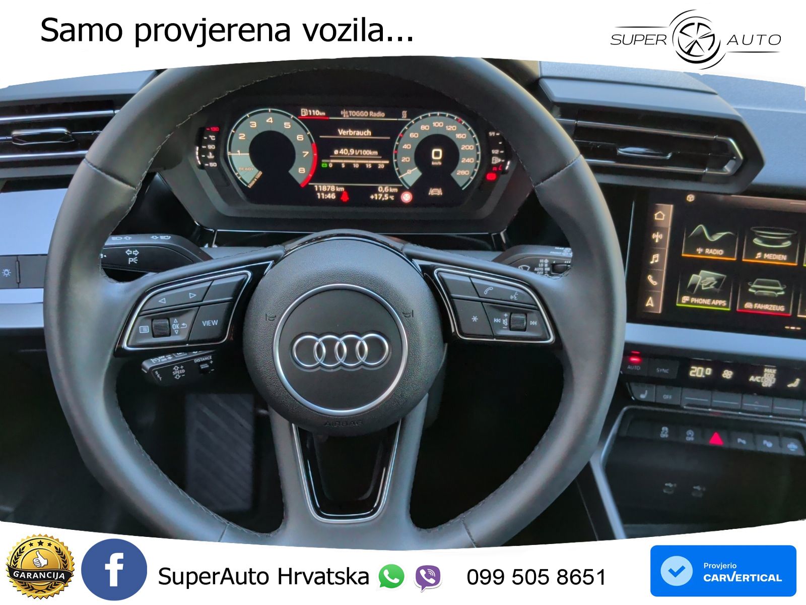 Audi A3 35 TFSI (150 KS) advanced