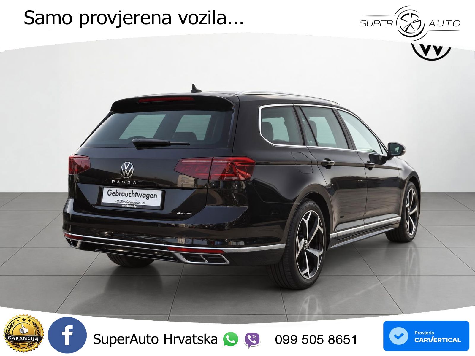 Volkswagen Passat Variant 2.0 TDI (200 KS) 4MOTION DSG R-Line LED+GR SJED+ACC